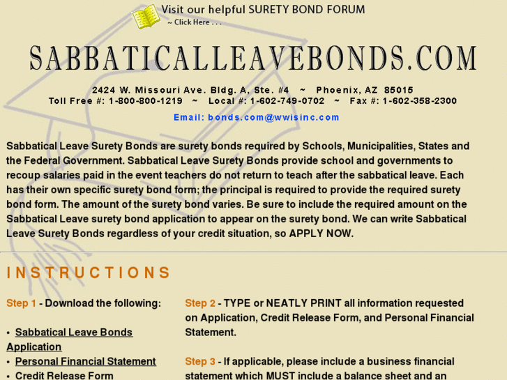 www.sabbaticalleavebonds.com