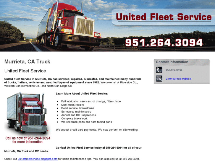 www.unitedfleetserviceca.net