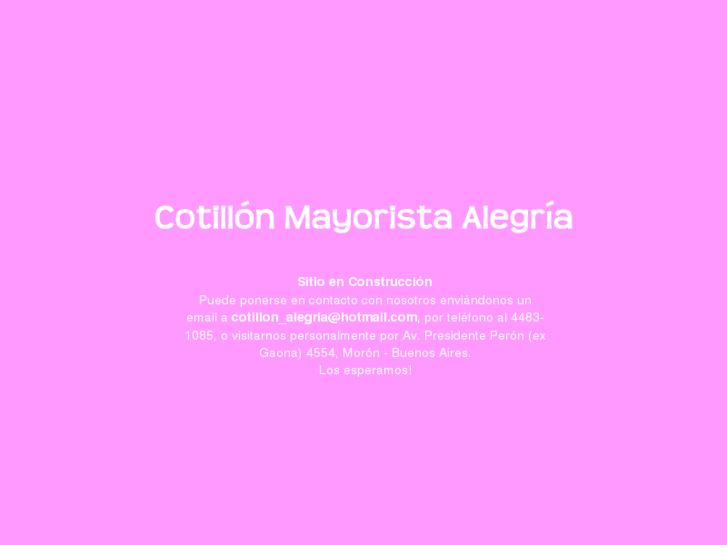 www.cotillonmayoristaalegria.com