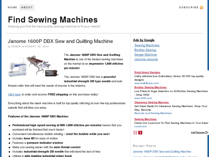 www.findsewingmachines.com