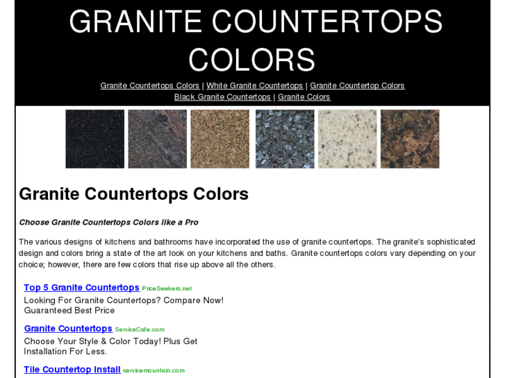 www.granitecountertopscolors.org