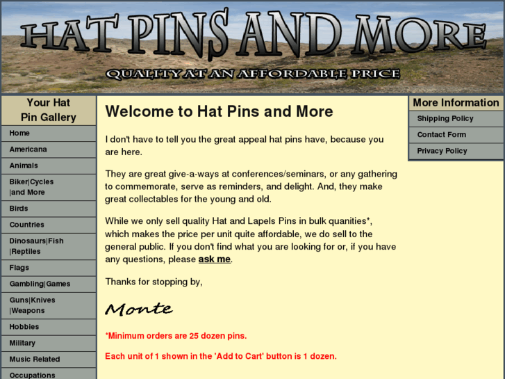 www.hatpinsandmore.com