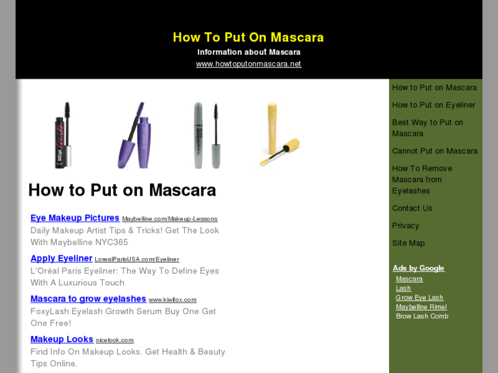 www.howtoputonmascara.net