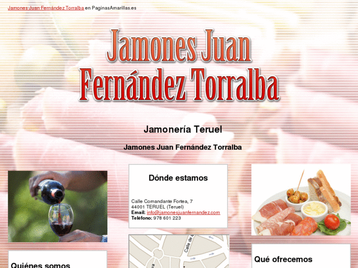 www.jamonesjuanfernandez.com