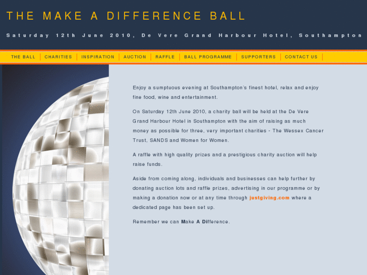 www.makeadifferenceball.org