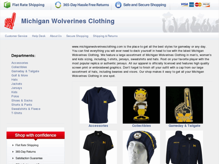 www.michiganwolverinesclothing.com