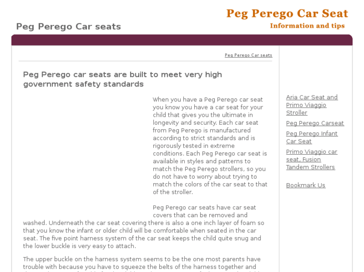 www.peg-perego-car-seat-info.com