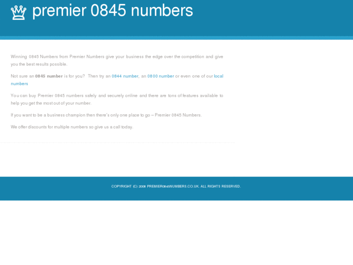 www.premier0845numbers.co.uk