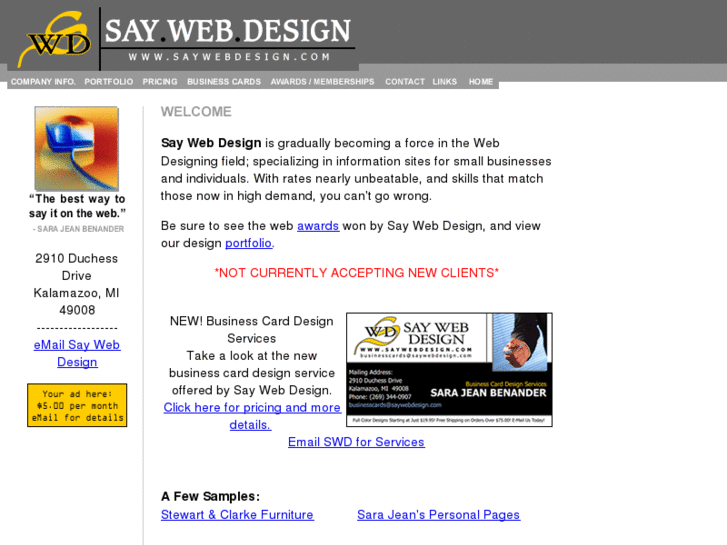 www.saywebdesign.com