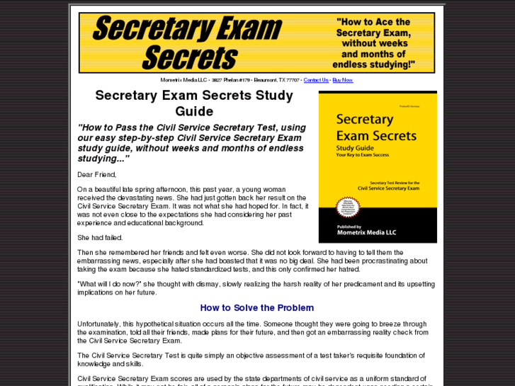 www.secretary-exam.com