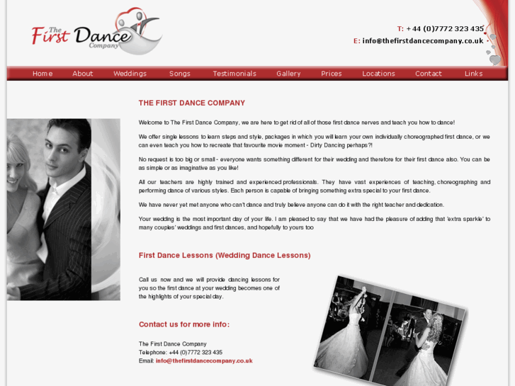 www.thefirstdancecompany.com