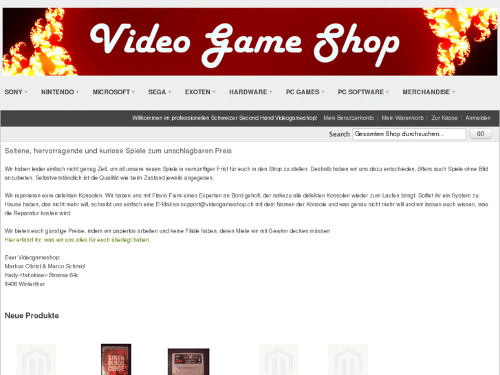 www.videogameshop.ch