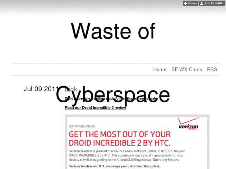 www.wasteofcyberspace.com