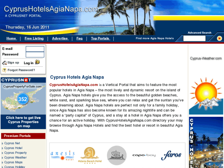 www.cyprushotelsagianapa.com