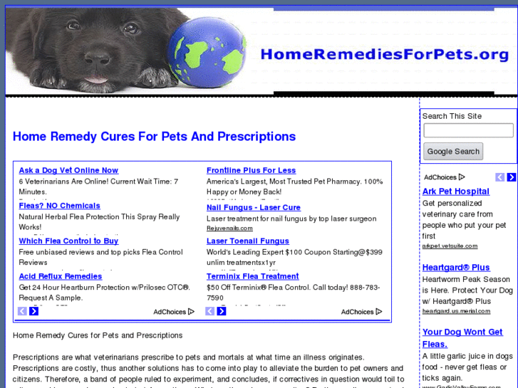 www.homeremediesforpets.org