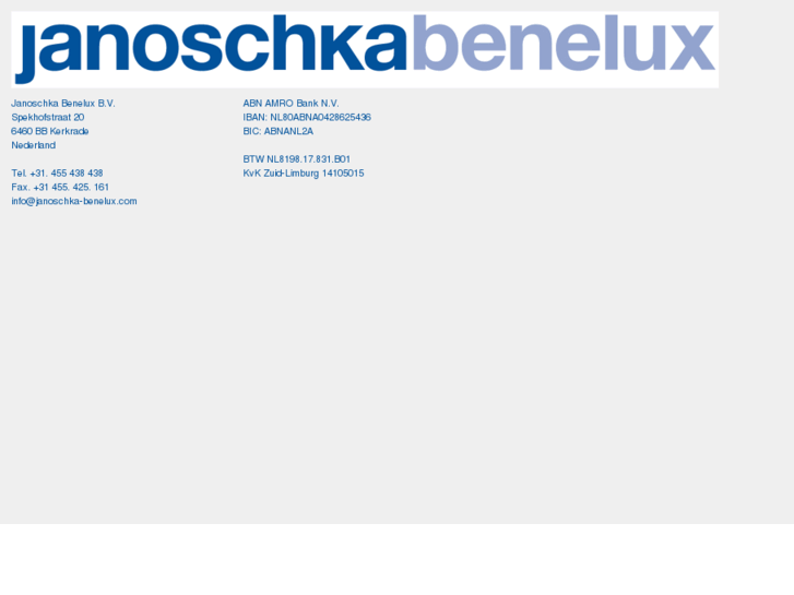 www.janoschka-benelux.com