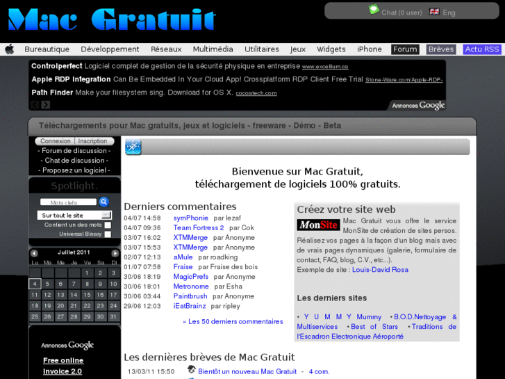 www.mac-gratuit.fr