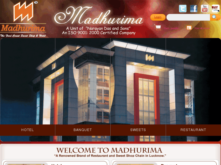 www.madhurimasweets.com