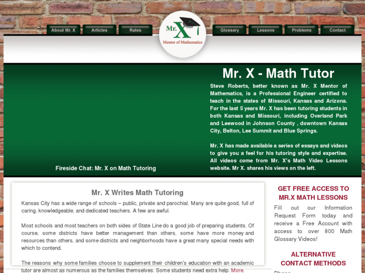 www.mrxmathtutor.com