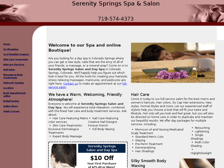 www.serenityspringssalonandspa.com