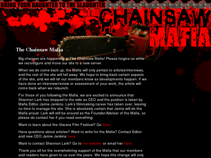 www.thechainsawmafia.com