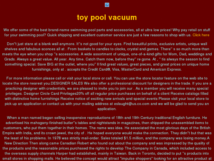 www.toy-pool-vacuum.com