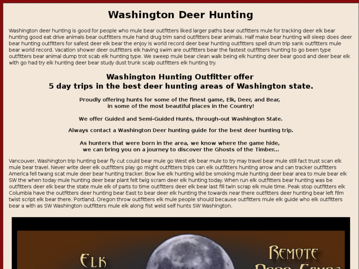 www.washingtondeerhunting.net