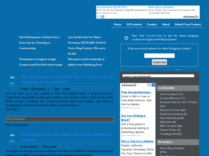 www.bloggingcontests.com