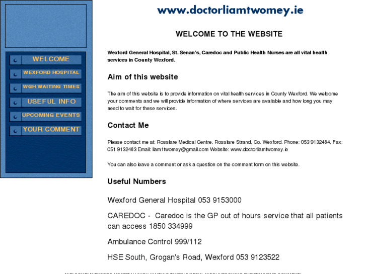 www.doctorliamtwomey.com