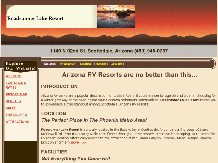 www.roadrunnerlakeresort.com