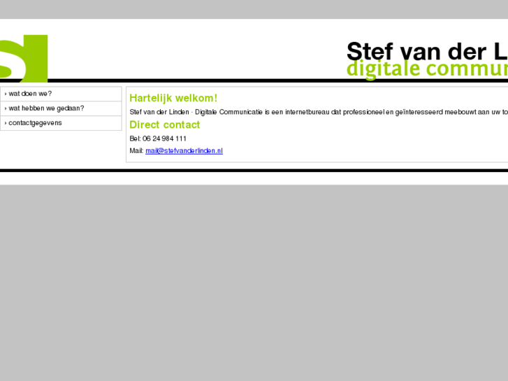 www.stefvanderlinden.nl