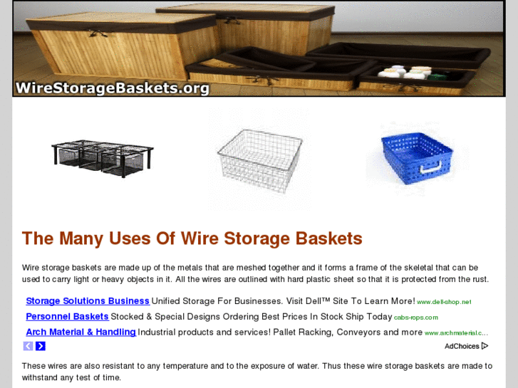 www.wirestoragebaskets.org