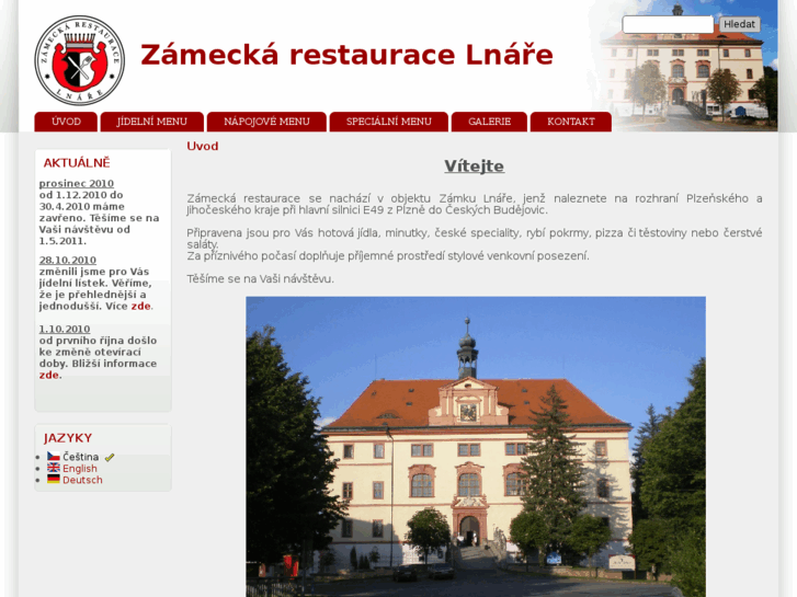 www.zameckarestauracelnare.cz