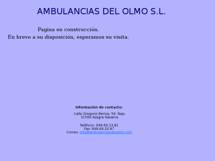 www.ambulanciasdelolmo.com
