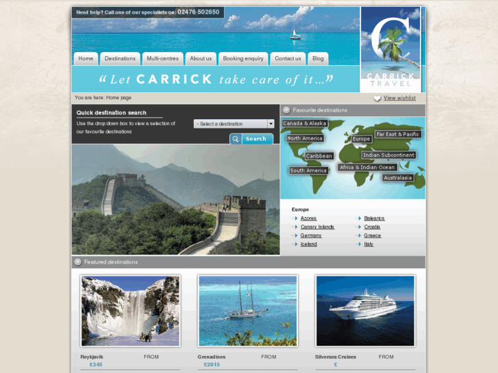 www.carricktravel.com