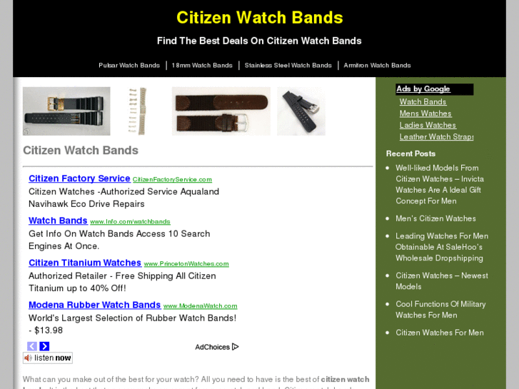 www.citizenwatchbands.com