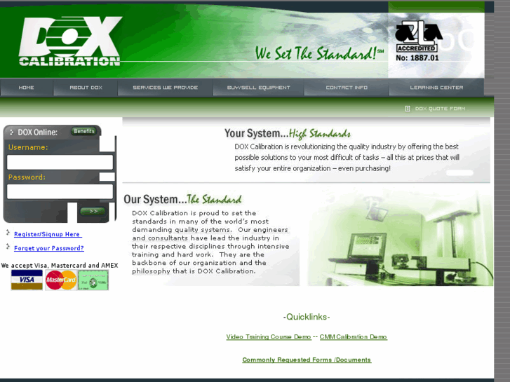 www.doxcalibration.info