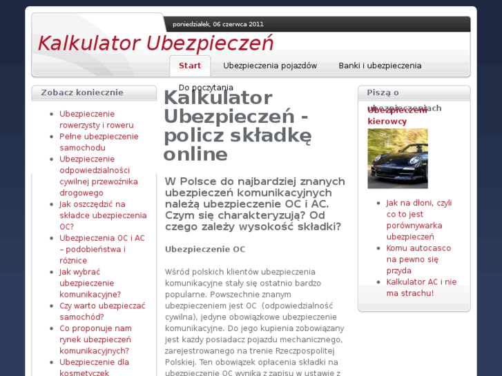 www.kalkulator-ubezpieczen.pl