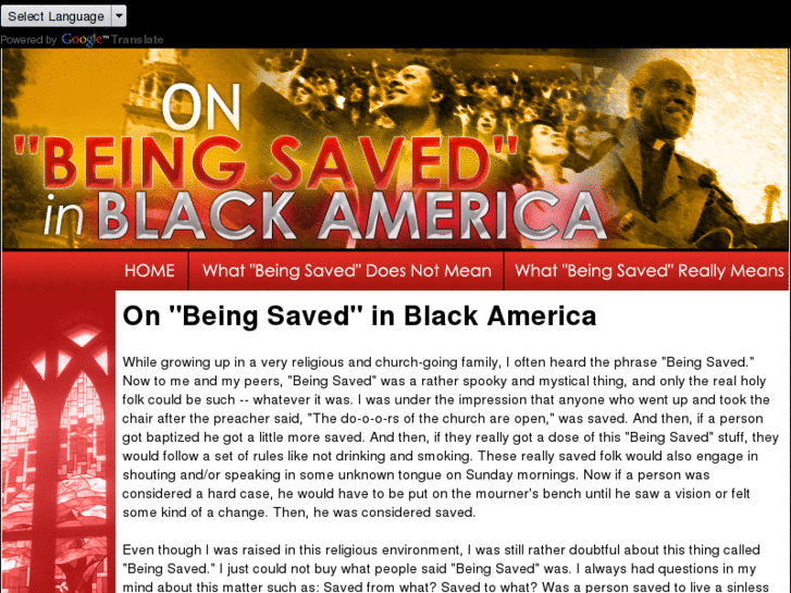 www.onbeingsavedinblackamerica.com