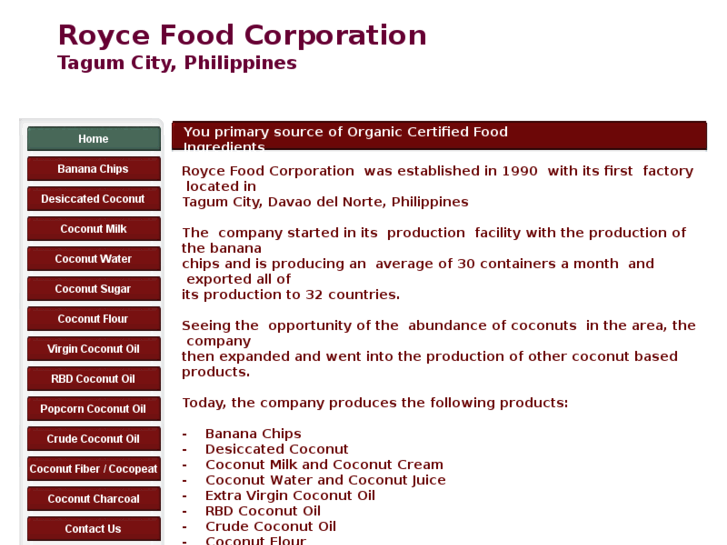 www.roycefood.com