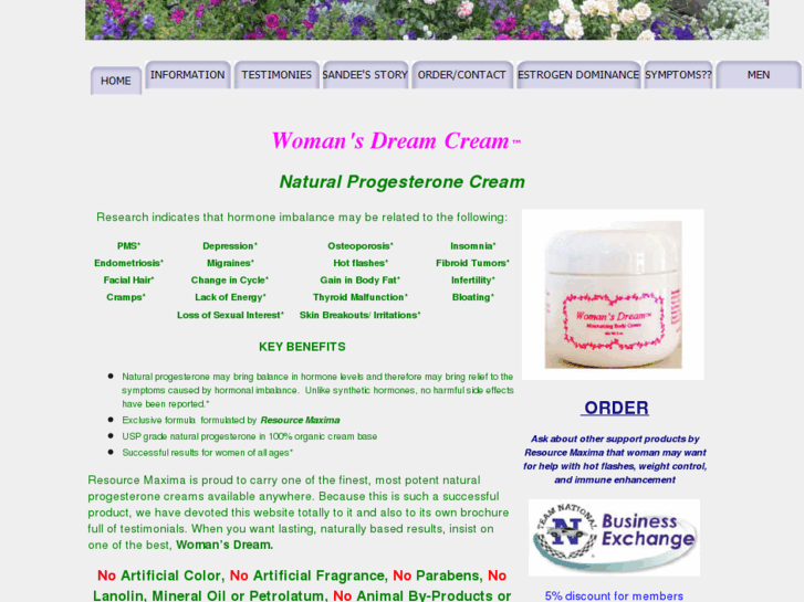 www.womansdreamcream.com