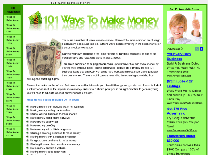 www.101waystomakemoney.net