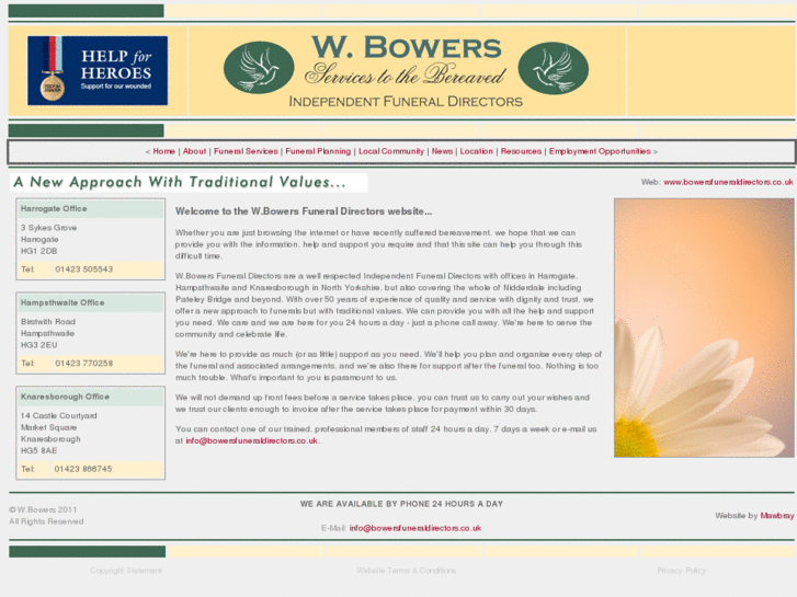 www.bowersfuneraldirectors.com