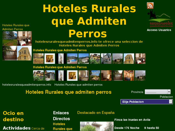 www.hotelesruralesqueadmitenperros.info