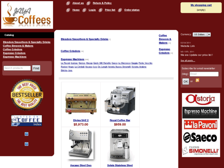 www.jayacoffees.com