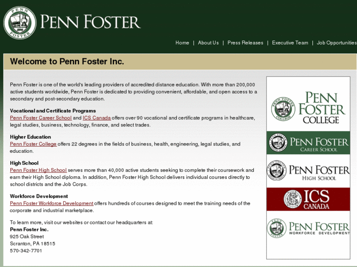 www.pennfosterinc.com