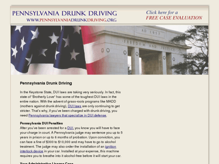 www.pennsylvaniadrunkdriving.org