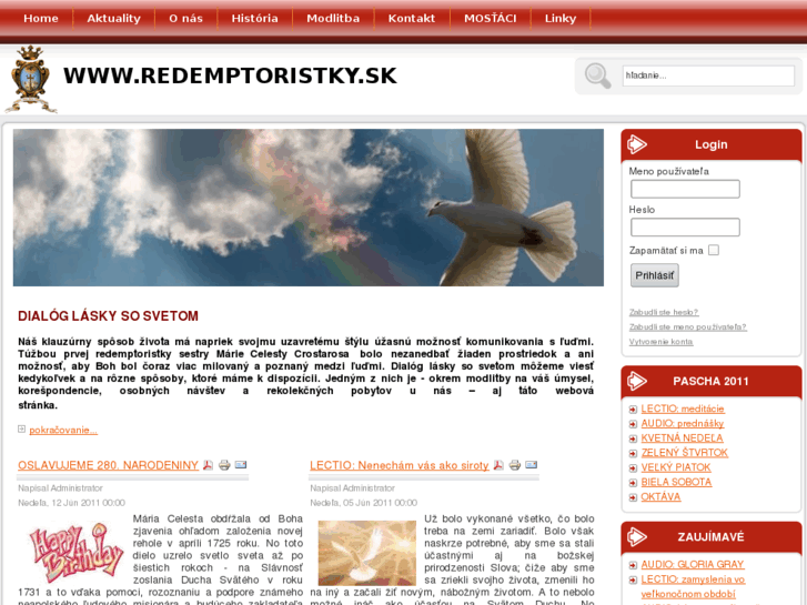 www.redemptoristky.sk