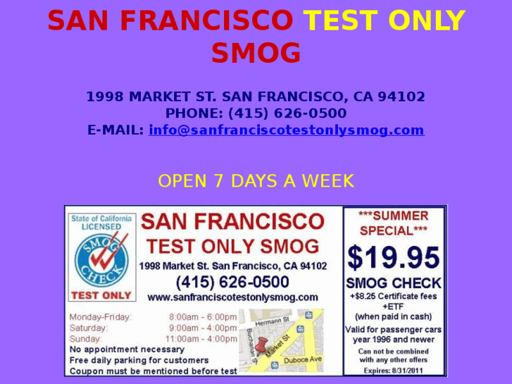 www.sanfranciscotestonlysmog.com