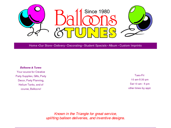 www.balloonsandtunes.com